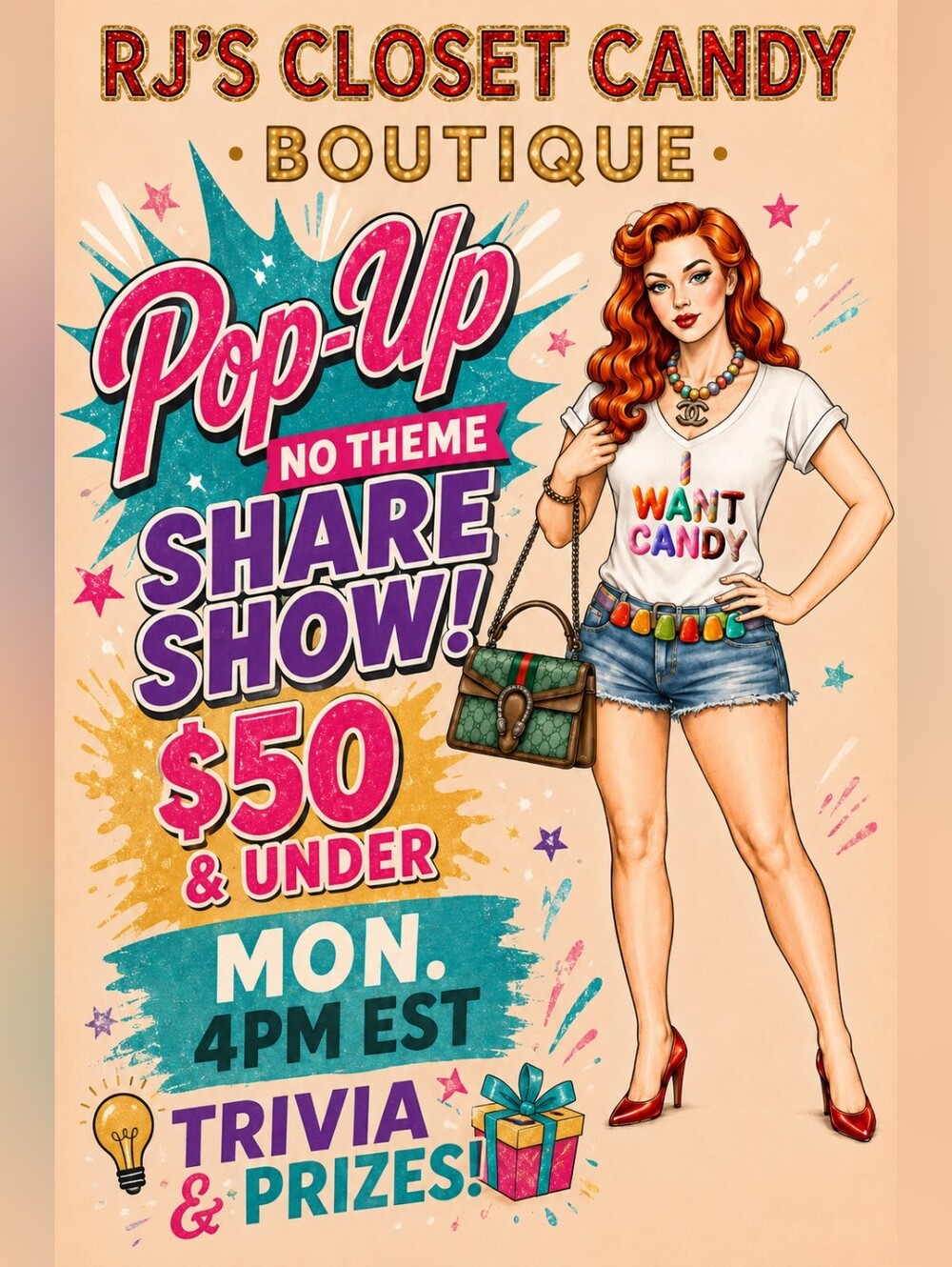 No Theme Share Show- Clean Out Your Closet Time